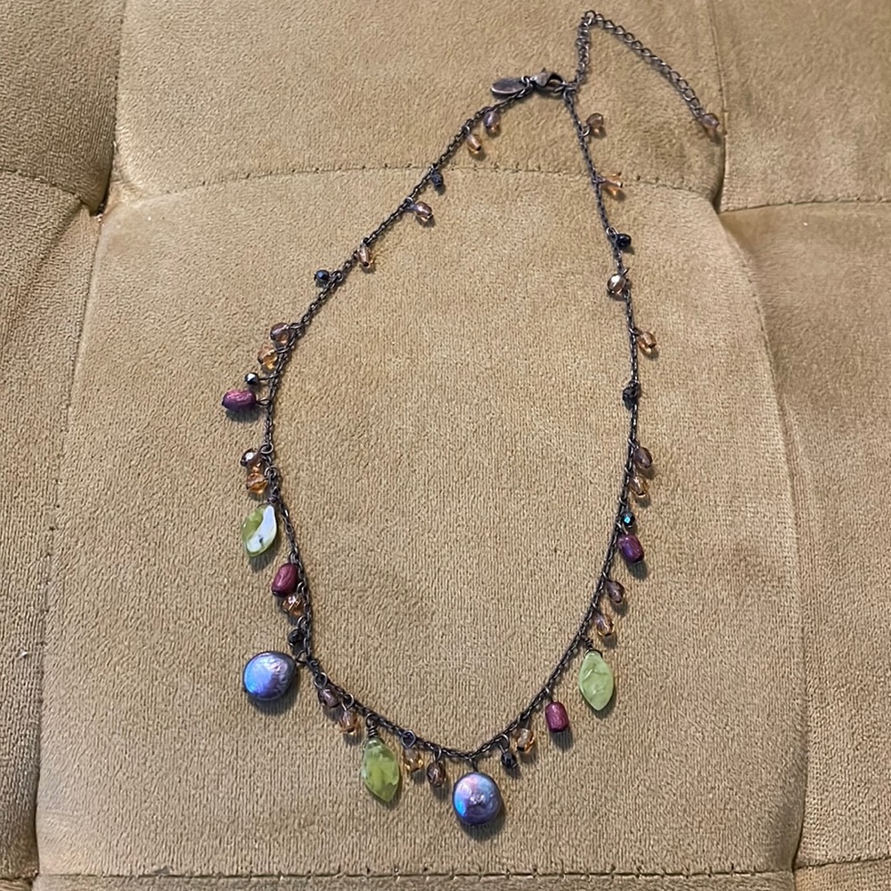 Lia Sofia Necklace with freshwater pearls🐚✨
